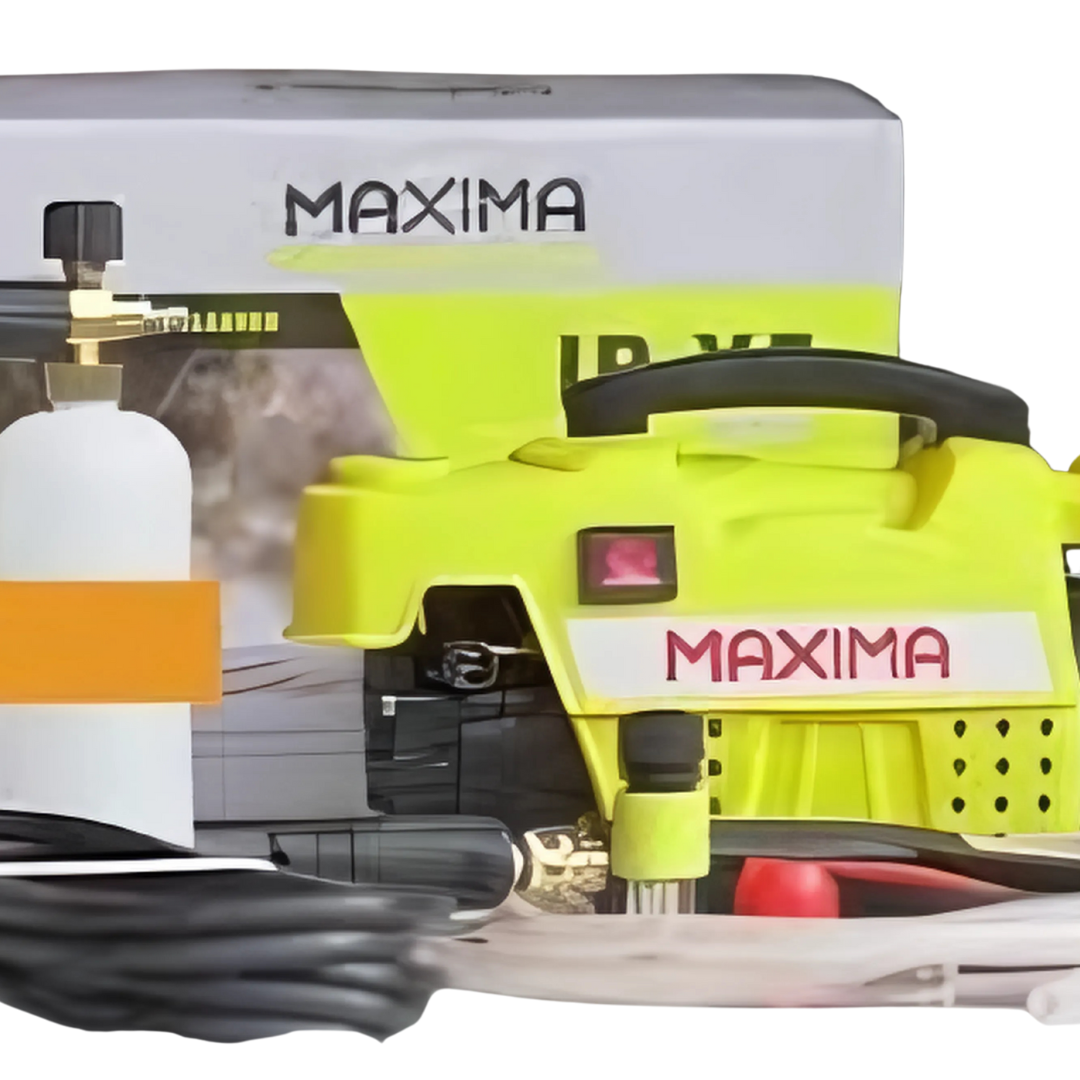 MAXIMA High Pressure Washer IP-X5 110Bar With Foam Lance - 100%Copper - Induction Motor